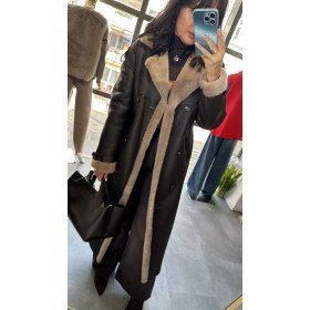 kożuch naturalny długi // 2796