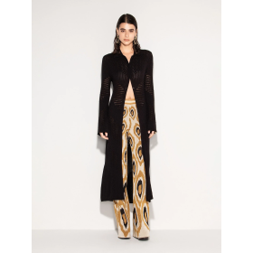 Dzianinowe Spodnie Palazzo AKEP – Włoski Glamour w Wydaniu Etno // 5738