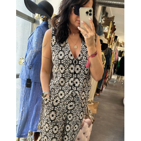 Wzorzysta Kamizelka Knit z Włóknem Metalizowanym – AKEP Made in Italy // 5746