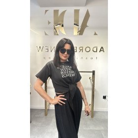 T-shirt Elizabetta Franchi – Ikona Stylu czarna // 5762