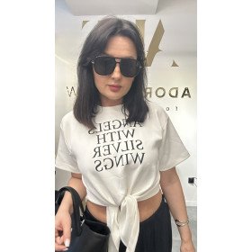 T-shirt Elizabetta Franchi – Ikona Stylu biała // 5763