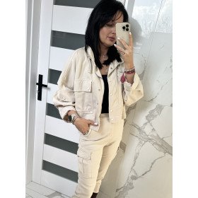 Krótka Kurtka Jeansowa Veto Jeans – Styl Utility w Wydaniu Premium // 5767