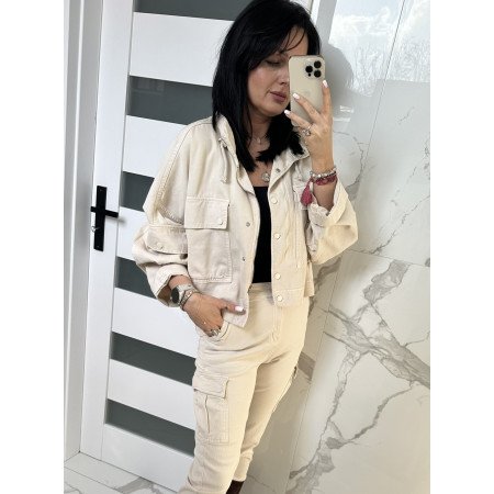 Krótka Kurtka Jeansowa Veto Jeans – Styl Utility w Wydaniu Premium // 5767