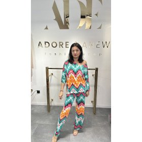 Zwiewny komplet Ana Caselli – Letnia elegancja w włoskim stylu