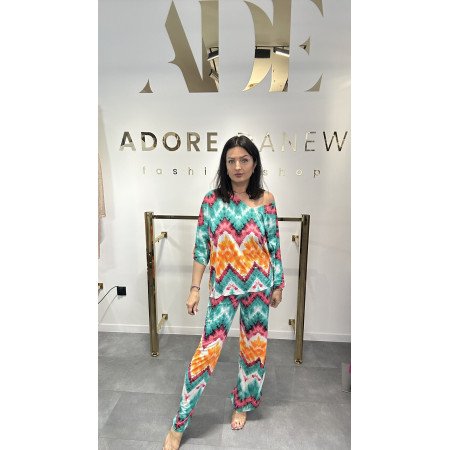 Zwiewny komplet Ana Caselli – Letnia elegancja w włoskim stylu