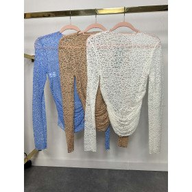 Koronkowa Bluzka Anna Caselli – Włoska Definicja Zmysłowości // 5769