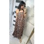 Sukienka Maxi Marc&Andre – Egzotyczna Elegancja z Odkrytymi Plecami // 5780