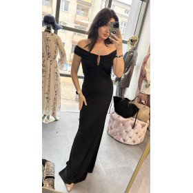 Zmysłowa Suknia Maxi z Dekoltem Carmen AdoreDanew – Elegancja w Stylu Glamour // 5833