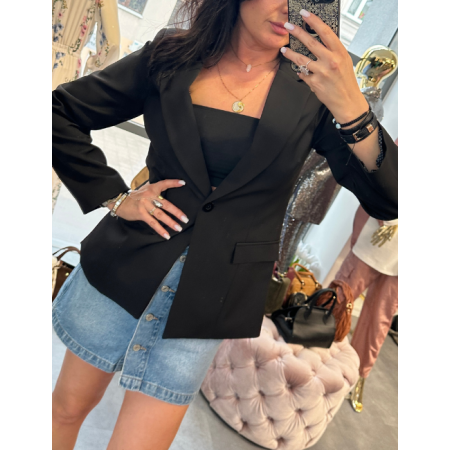 Marynarka Black Chic – Elegancja w Stylu Oversize // 5852