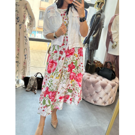 komplet sukienka i koszula, 100% len // 5868