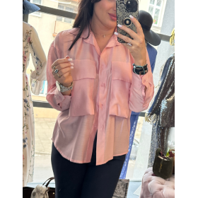 różowa koszula // 5881