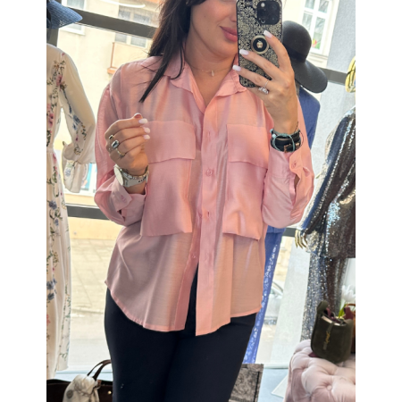 różowa koszula // 5881