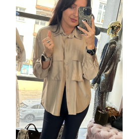 beżowa koszula // 5882