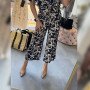 Spodnie Damskie ARTIGLI Culottes 100% Rayon – Włoski Design w Stylu Boho-Chic | Granat // 5955