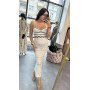 Ażurowa Sukienka Maxi z Wiskozy White Chic – Ekskluzywna Sukienka Boho Old Money // 5999