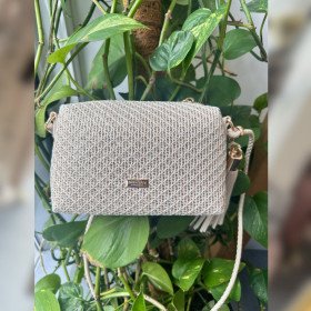 Pleciona Listonoszka z Połyskiem Glamour – Wakacyjny Blask w Stylu Boho // 6011