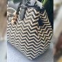 Stylowa Torebka Koszyk z Motywem Zig-Zag – Elegancja w Letnim Wydaniu // 6013