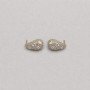 Luksusowe Kolczyki Sztyfty Diamond Drop – Złoto i Kryształowe Cyrkonie Pavé //6052