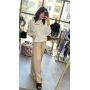 Luksusowa Bluza Bawełniana z Kapturem i Napisem Paris Premium – 100% Bawełna - Light Heather Grey // 6087