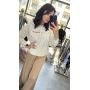 Luksusowa Bluza Bawełniana z Kapturem i Napisem Paris Premium – 100% Bawełna - Light Heather Grey // 6087
