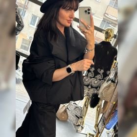 Elegancka Kurtka Puchowa Bombka z Dużym Kołnierzem 90/10 Puch Naturalny – AdoreDanew Premium // 6124