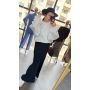 Ocieplana Bluza Oversize z Meszkiem i Odpinaną Broszką – Bawełniana Bluza Premium - // 6260