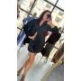 Elegancka Koszula Oversize z Zakładkami Bawełniana Mitica & Co. – Czerń // 6165