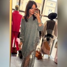 sweter asymetryczny // 6279
