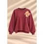 Bluza Damska Philia Loft z Kwiatem 100% Bawełna | AdoreDanew