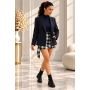 Granatowa Marynarka Damska Artigli Collection | AdoreDanew