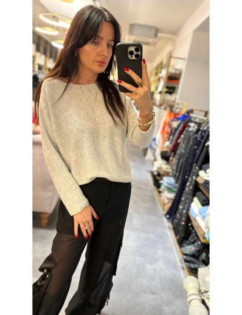 Szary sweter od Ana Caselli