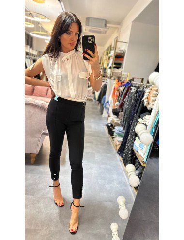 Czarne spodnie skinny od Babylon // 861