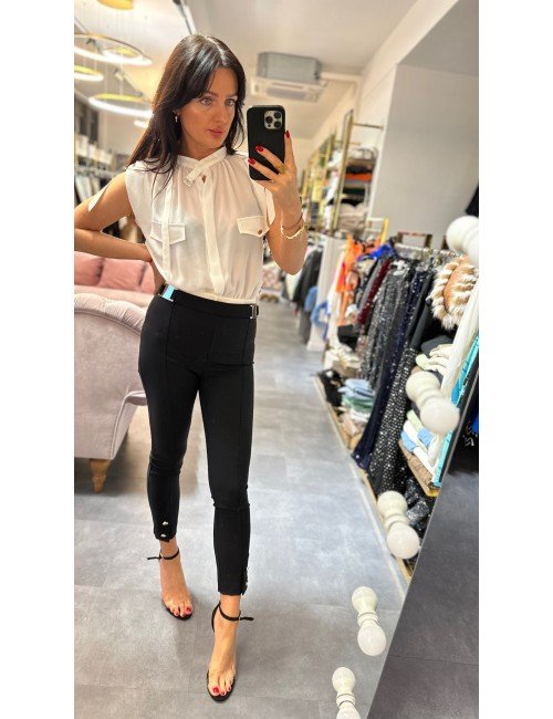 Czarne spodnie skinny od Babylon // 861