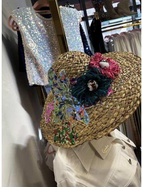 Kapelusz na Głowę z Kolorowymi Dodatkami - Letni Must-have