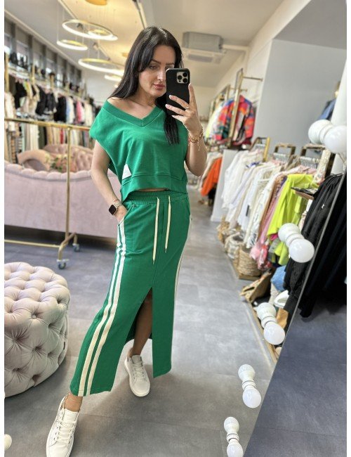 Sportowa Spódnica z Rozcięciem - Idealna na Aktywny Dzień