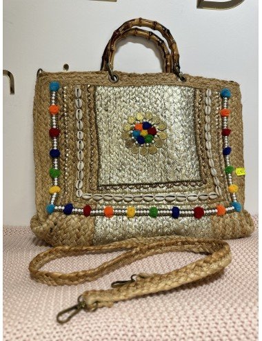 Letnia Torba z Muszelkami - Stylowy Dodatek na Plażę // 1179