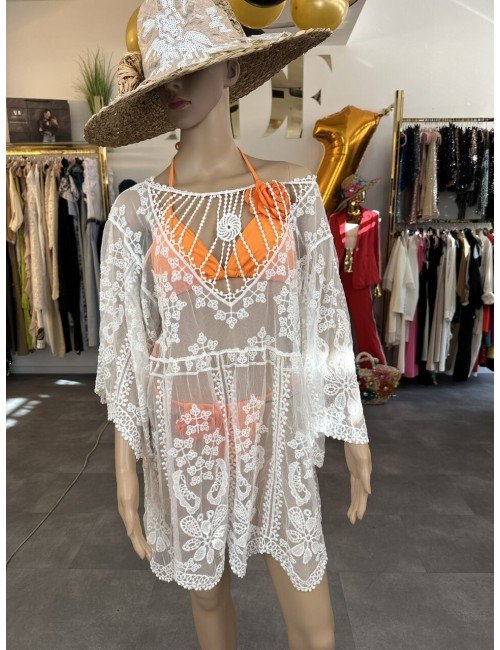 Delikatna letnia sukienka / narzutka