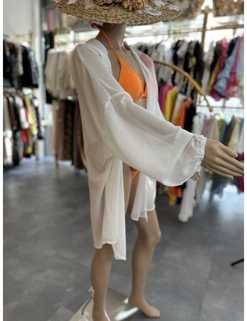 koszula plażowa z kapturem