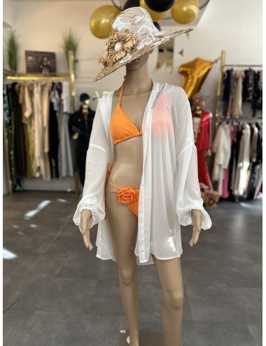 koszula plażowa z kapturem