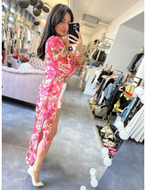 Różowe pareo od Babylon // 1371*