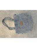 Jeansowa torba do ręki i na ramię // 1401