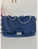Jeansowa torba na łańcuszku // 1433