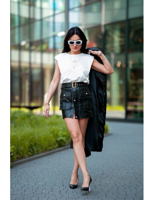 skórzana spódnica - skóra naturalna // 1448