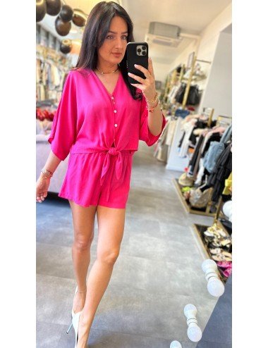 różowe spodenki od Lumina z wiskozy // 1487