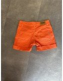 pomarańczowe bawełniane szorty // 1535