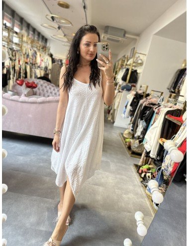 biała sukienka boho // 1558