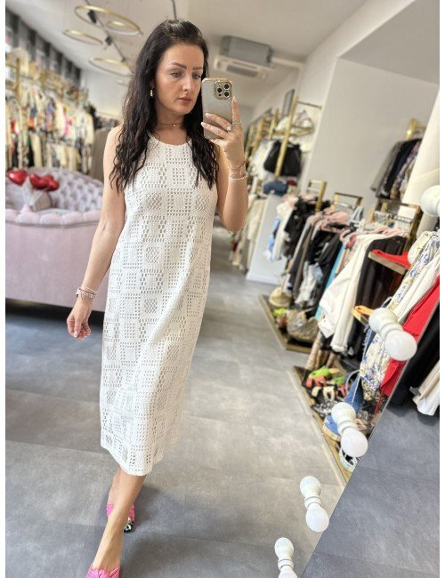 biała sukienka boho od Imperial // 1562