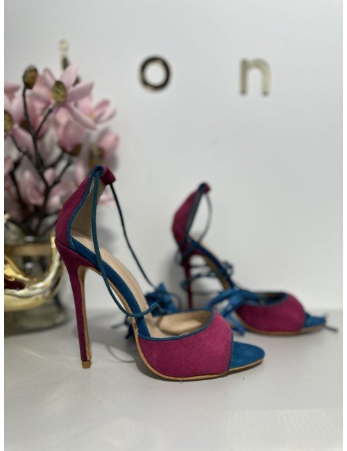 sandałki na obcasie // 1604