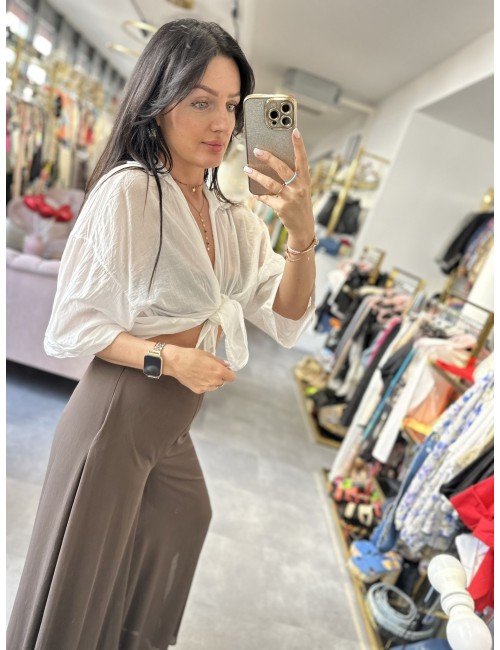 bawełniana biała koszula od Lumina // 1640