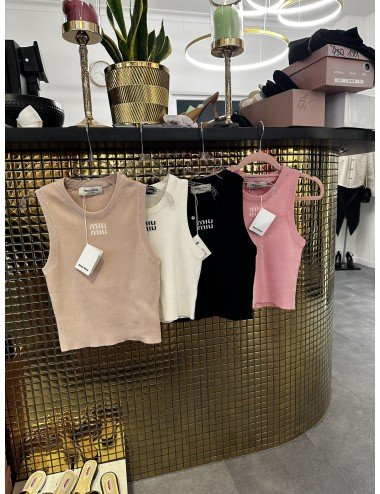 Top Damski Bawełniany Na Ramiączkach Różowy Beżowy Biały Czarny